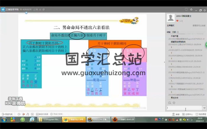 正藩堂-四柱八字视频课程6节课视频网盘分享-封面奇门遁甲