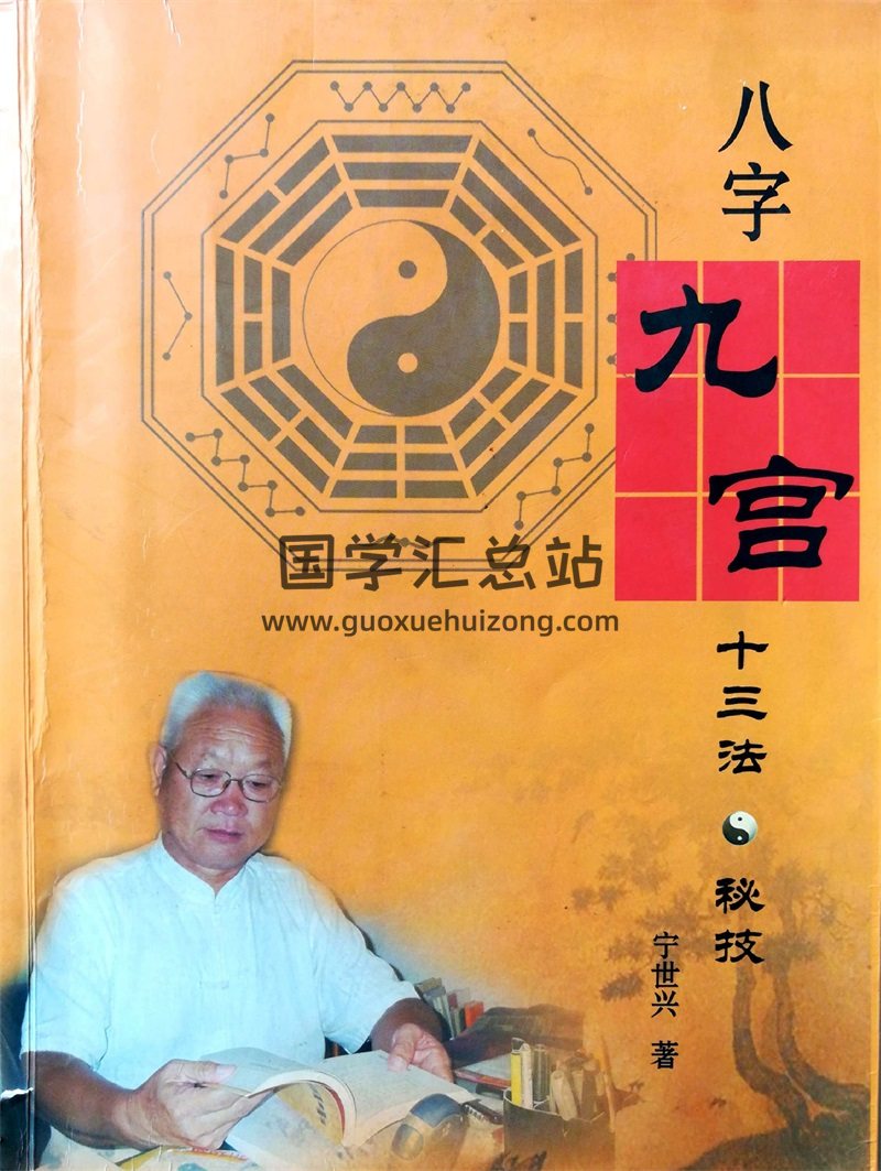 宁世兴《八字九宫十三法秘技 》322页 高清版PDF电子书-封面四柱八字