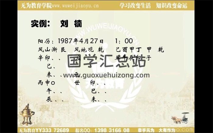 无为学院姓名专修课视频+资料文档-封面姓名测字