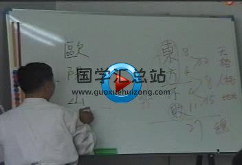 张清发 姓名学一日通4讲教学视频-封面姓名测字