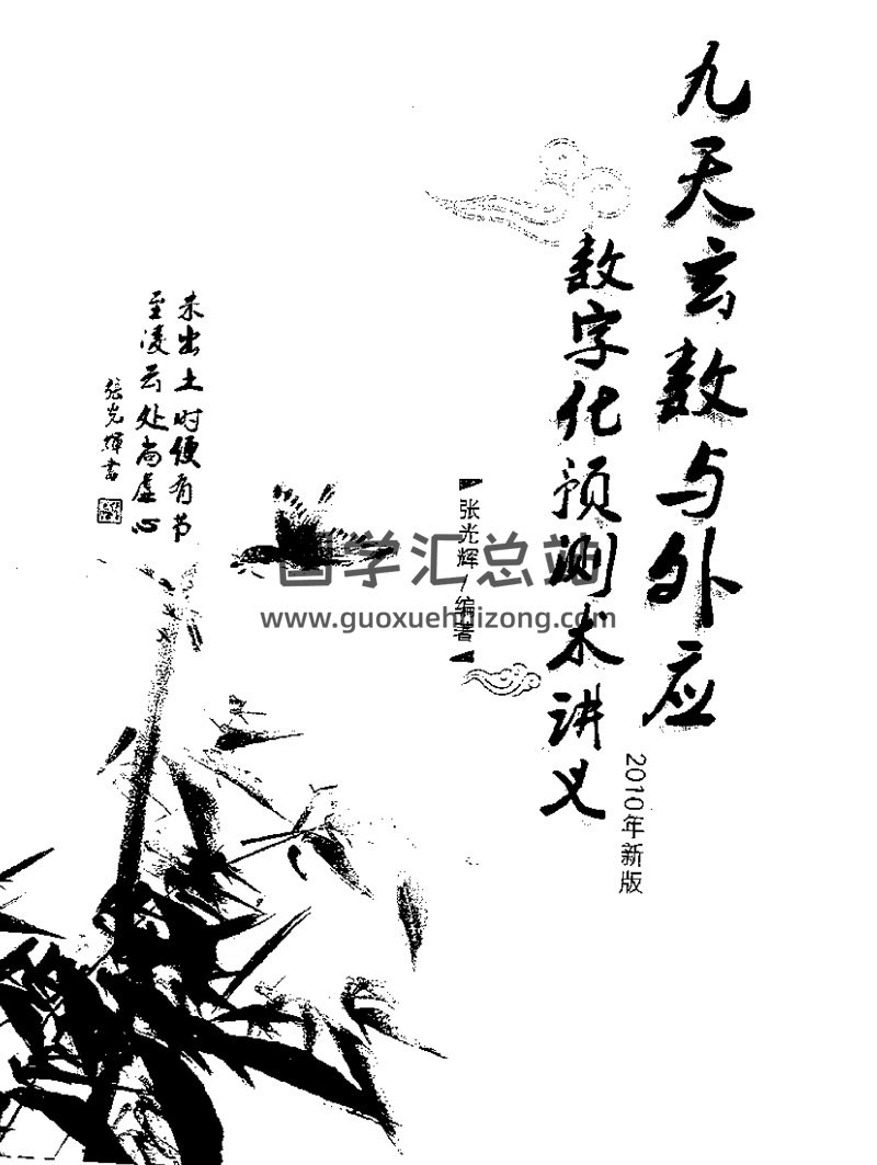 张光辉《九天玄数与外应数字化预测术讲义》PDF电子书-封面术数其他