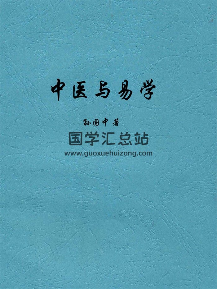 索隐斋主人悟真子孙国中《中医与易学》-封面中医