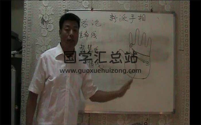 相学经典：戴建华新派手相学实况录像8集视频-封面手相面相