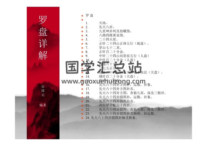 宋国元《罗盘详解》PPT-封面风水堪舆
