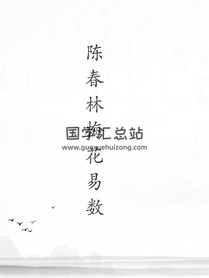 陈春林《梅花心易》《卦例集锦》等资料6份-封面梅花易数