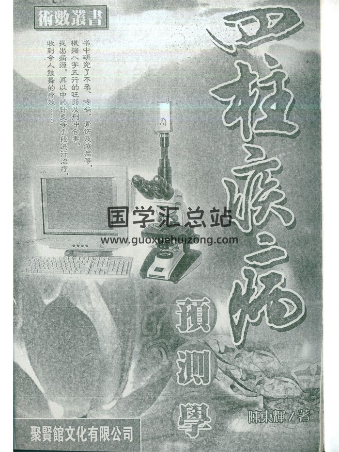 陳東輝《四柱疾病預測學》319頁PDF電子書分享-封面四柱八字