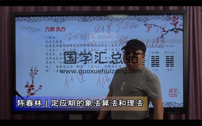 陈春林老师2020年卦筮皇极梅花课程共13集视频-封面梅花易数