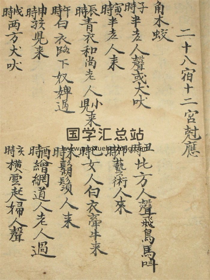 古籍《祖传二十八宿克应手抄本》52页PDF电子书-封面风水堪舆