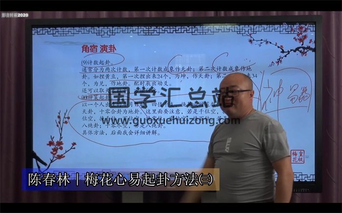 陈春林2020年卦筮梅花网络课程共13集视频-封面梅花易数