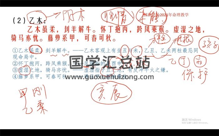 醉酒老仙2021年最新八字课程视频52集-封面命理