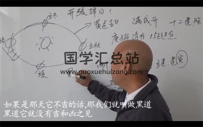 周锦伦 开张择日讲解视频3集-封面择日天文