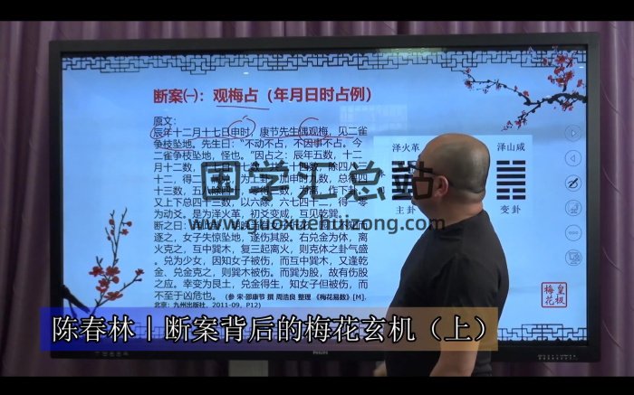 陈春林老师《故宫珍藏梅花易数点窍》视频共13集（约10小时）-封面梅花易数