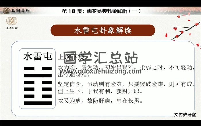 徐丙昕梅花易数初级课程视频26集约10小时-封面梅花易数