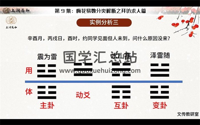 徐丙昕梅花易数中级课程视频12集约5小时-封面梅花易数