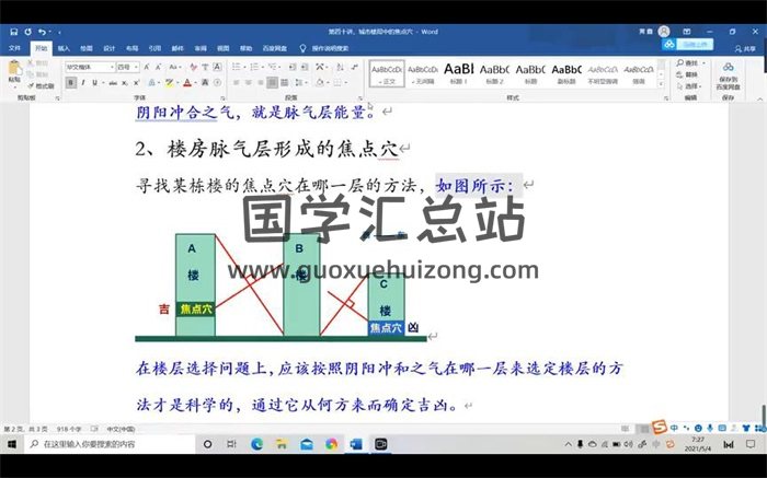 黄鑫讲吕文艺吕氏风水课程视频54集-封面风水堪舆