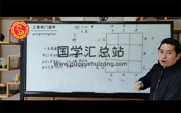 童坤元奇门遁甲终生局如何起局视频讲解23节-封面奇门遁甲