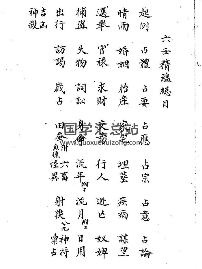 术藏《大六壬精蕴》清钞本144页-封面六壬