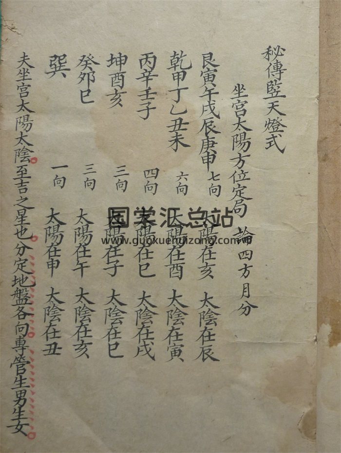 廖廷模竖天灯旺嗣斗首日书34页钞本-封面择日天文