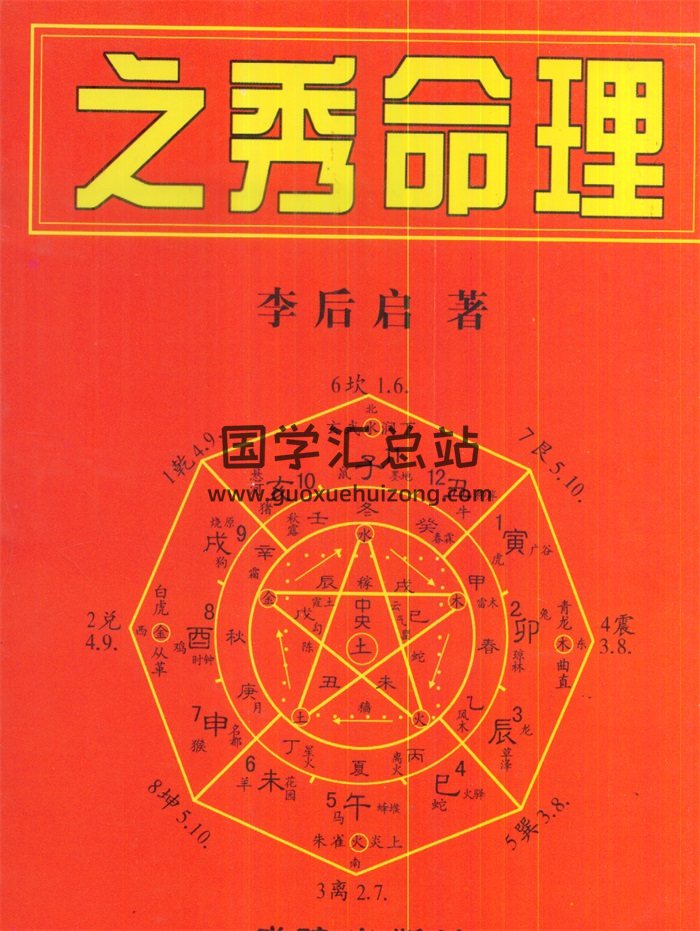 李后启《之秀命理》257页双面版-封面命理