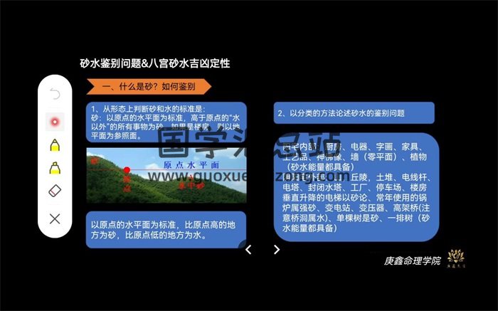 吕文艺弟子庚鑫命理平洋风水《砂水系统》课程视频27集-封面风水堪舆