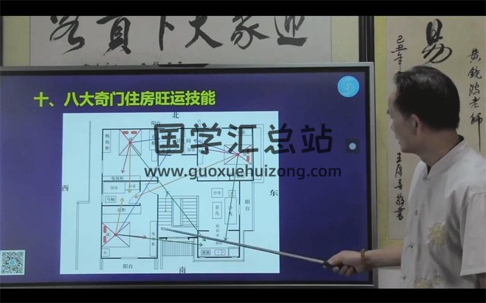 黄镜波八大奇门住房旺运技能视频8集-封面风水堪舆
