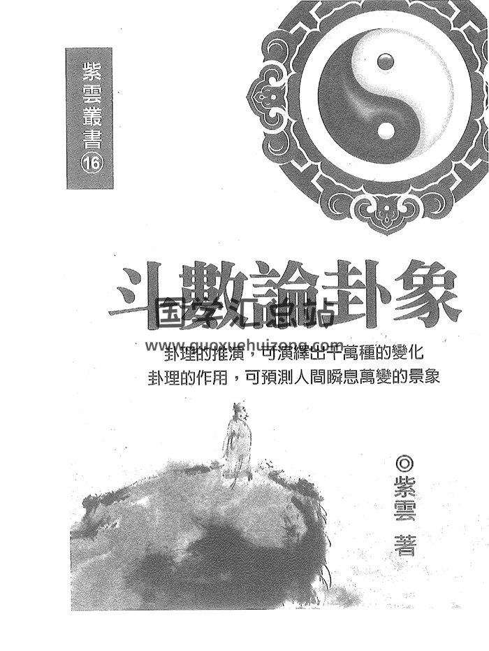 紫云紫微斗数书籍《斗数论卦象》407页-封面紫微斗数