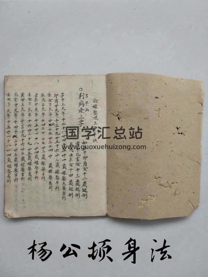 堪舆古籍《杨公顿身法》清抄本57页双面-封面风水堪舆