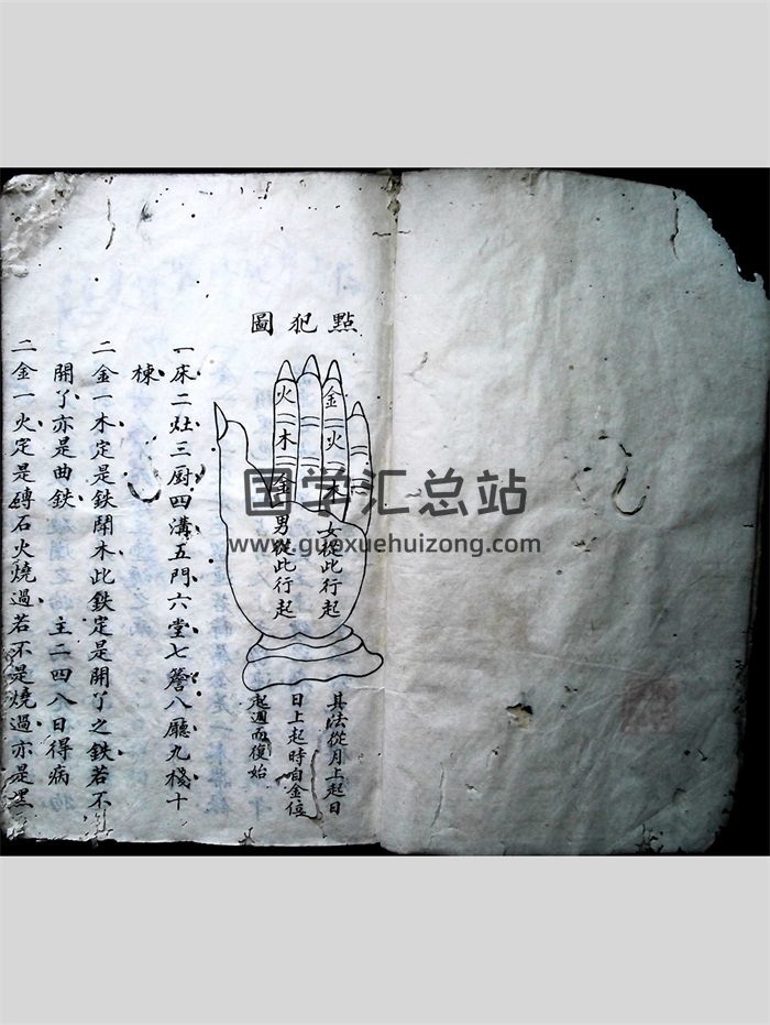《祝由法術秘法》51頁雙面-封面道法符咒