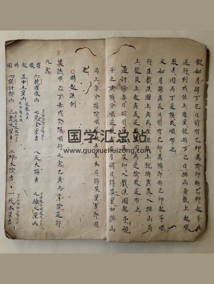 堪舆古籍《天星罗睺风水秘书》43页双面-封面风水堪舆