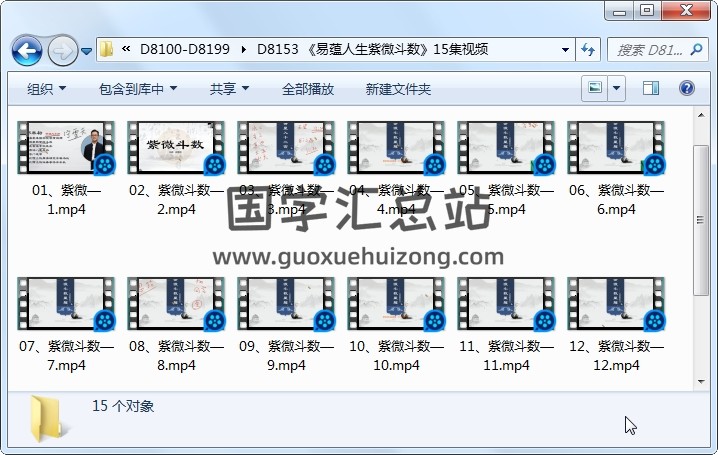 《易蕴人生紫微斗数》15集视频约32.5小时 紫微斗数 第1张-国学站