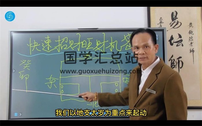 黄镜波 《快速招财旺财机密》视频2集约70分钟-封面风水堪舆