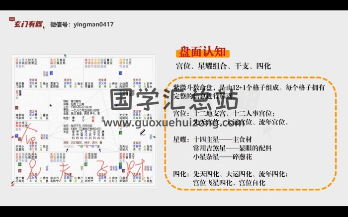 玄门有鲤 2023紫微初级系统班视频-封面紫微斗数