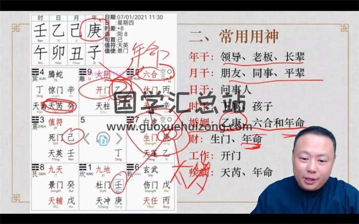 易正老师《奇门遁甲系统课程》教学视频43集约21小时课程-封面奇门遁甲