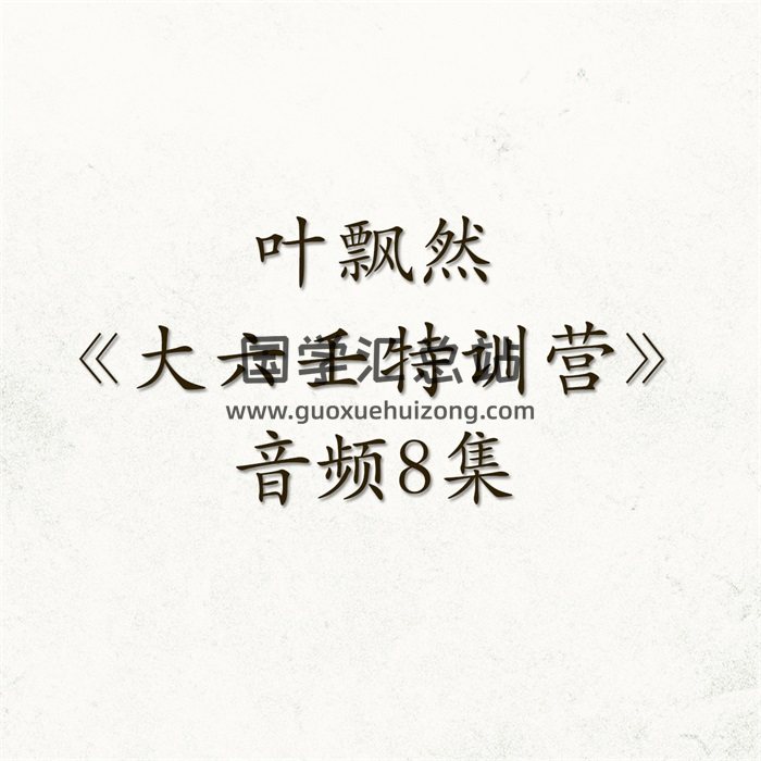 叶飘然《大六壬特训营》音频8集约6.5小时-封面六壬