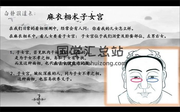 白静羽《麻衣神相》篇视频46分钟-封面手相面相