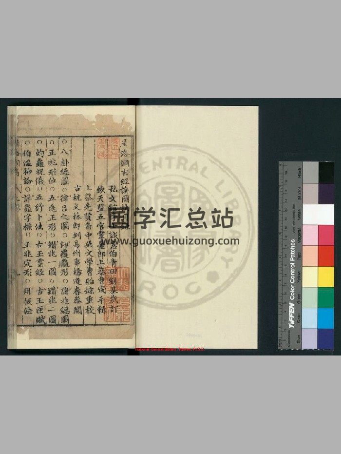 《呈洛洞玄经论图诀》[明]曹宬撰.明刊本-封面风水堪舆