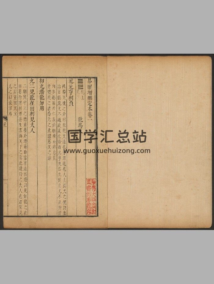 《易醒增删定本》三册三卷（153页）-封面易经