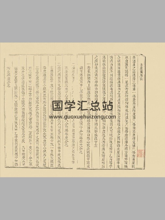 《方星图解》[意大利]闵明我撰.清康熙刻本-封面易学相关