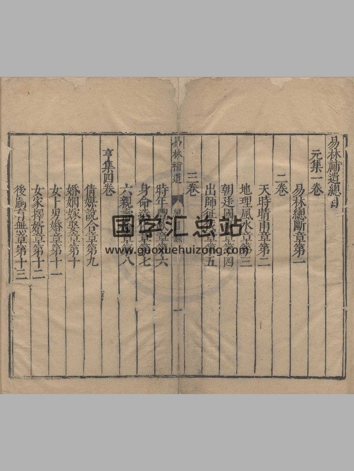 《易林补遗》彩色+黑白精修-封面易经