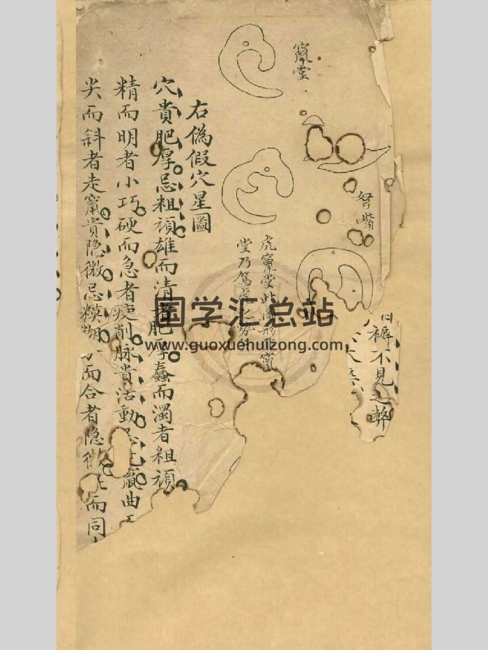 《地理书》火烧残本 原色+黑白-封面风水堪舆