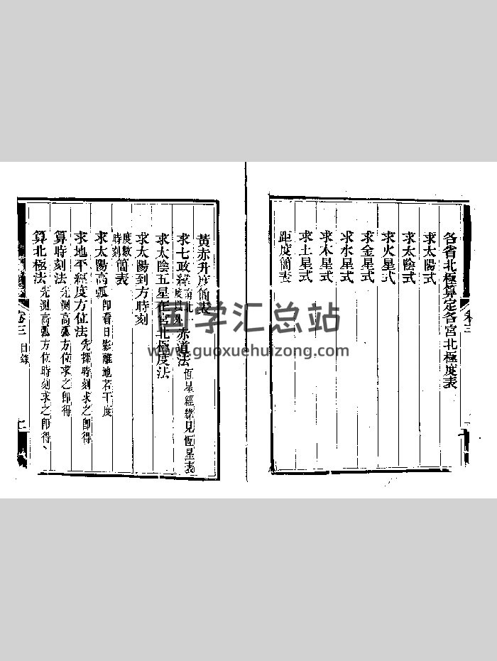 《七政选时算式》（216页）-封面术数其他