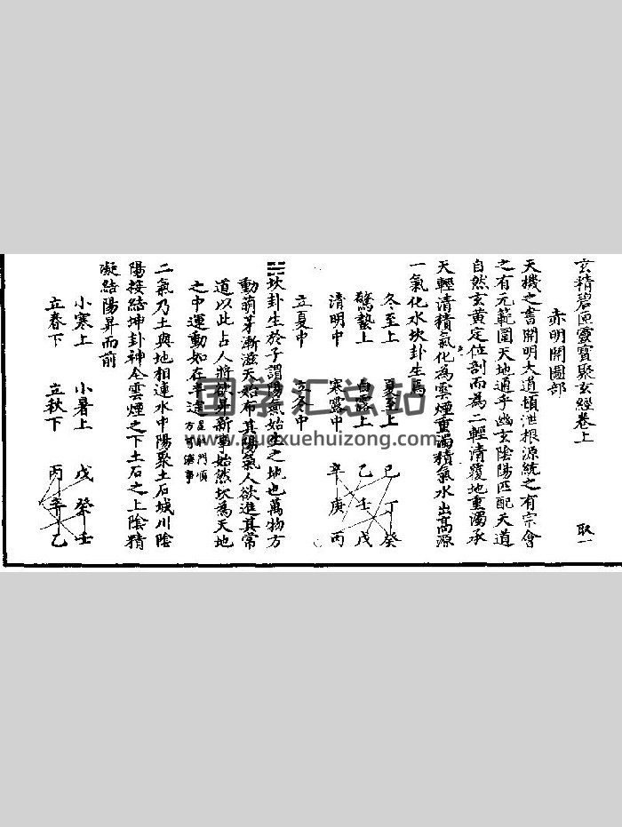 《玄精碧匣灵宝聚玄经》（23页）-封面道法符咒