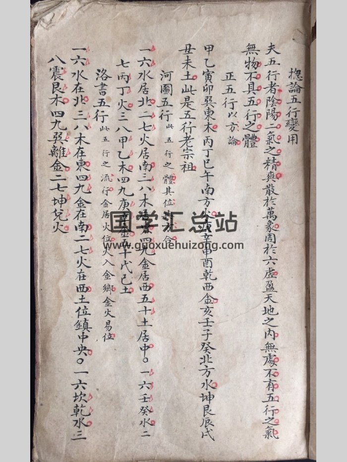《论五行变用》（55页）-封面风水堪舆