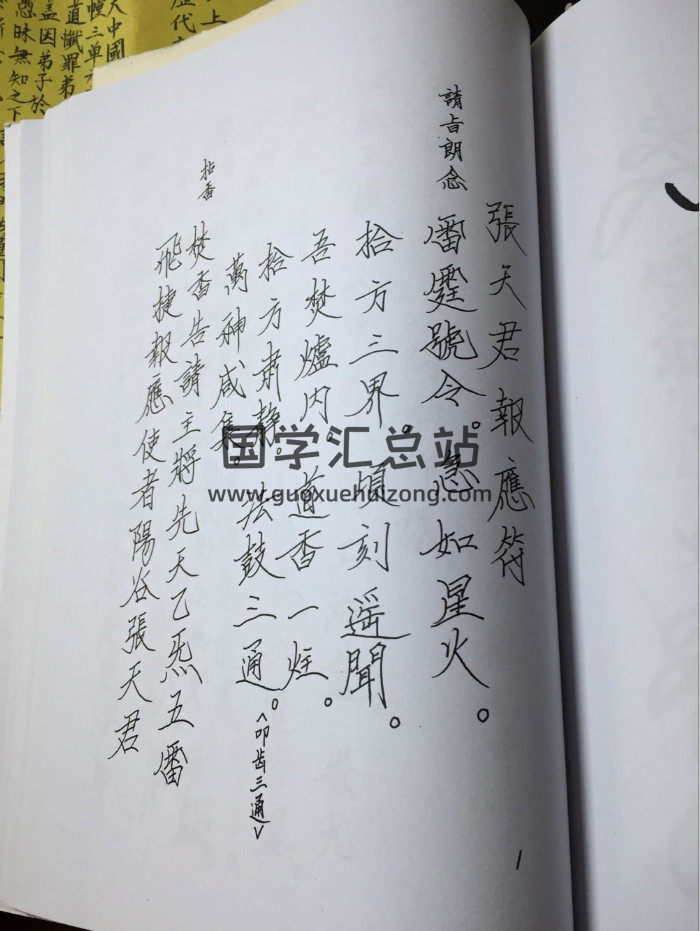江南清微《张天君报应符秘》（20页）-封面道法符咒