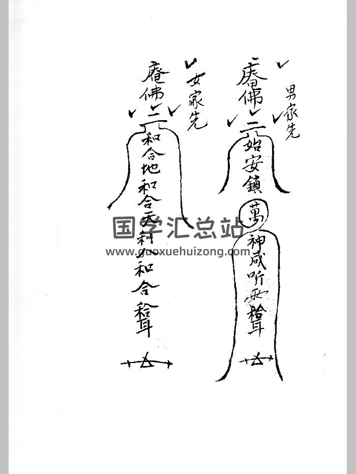 广东惠阳多祝乡《六壬风火院三十三天铁板神教》4本-封面道法符咒