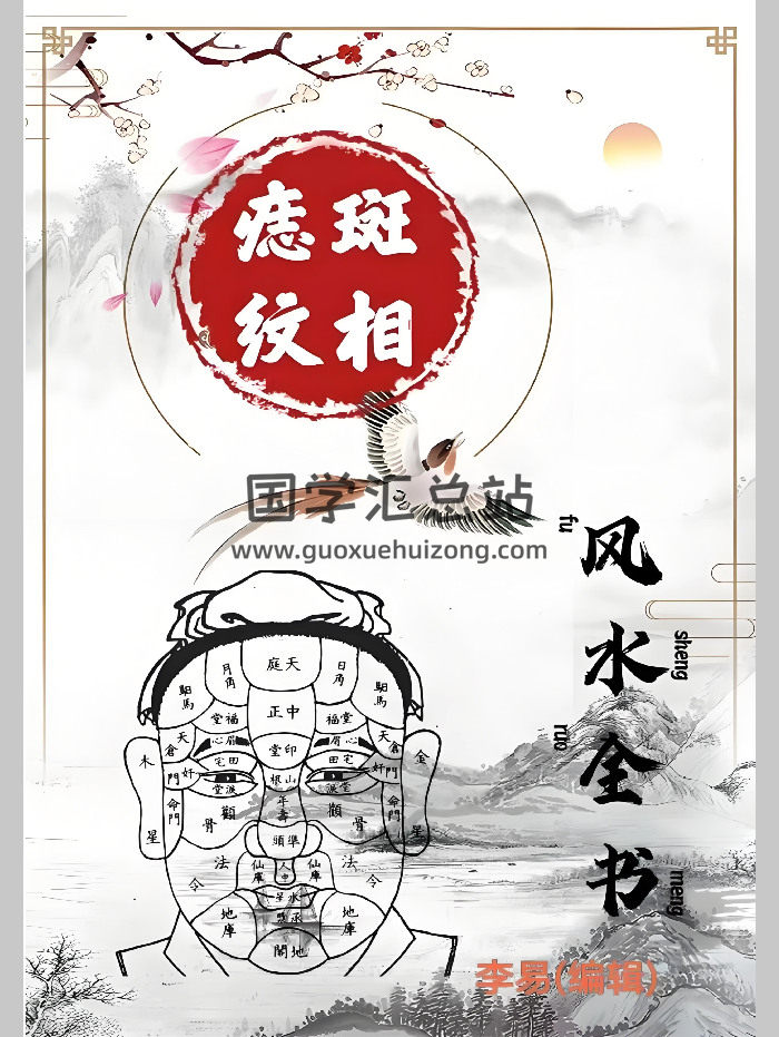 秘传《痣斑纹相风水全书》510页-封面手相面相