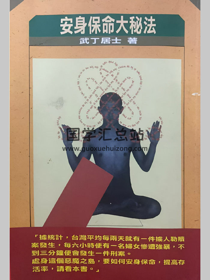 《安身保命大秘法》武丁居士著 220页-封面命理