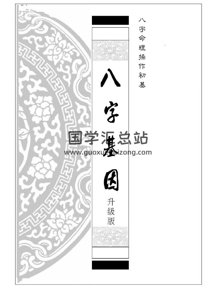 易天生《八字基因（升级版）》命理操作第一步 336页-封面四柱八字