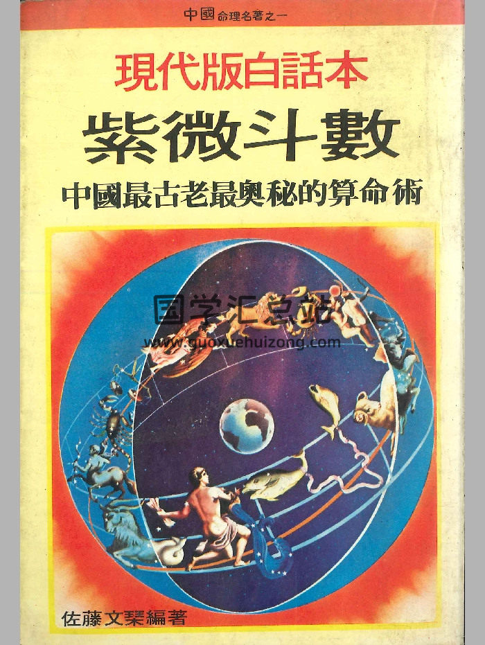 《现代版白话本紫微斗数》佐藤文琴编著 314页-封面紫微斗数