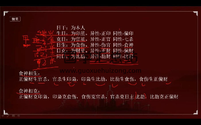 糖果《帝术八字》36集视频-封面四柱八字